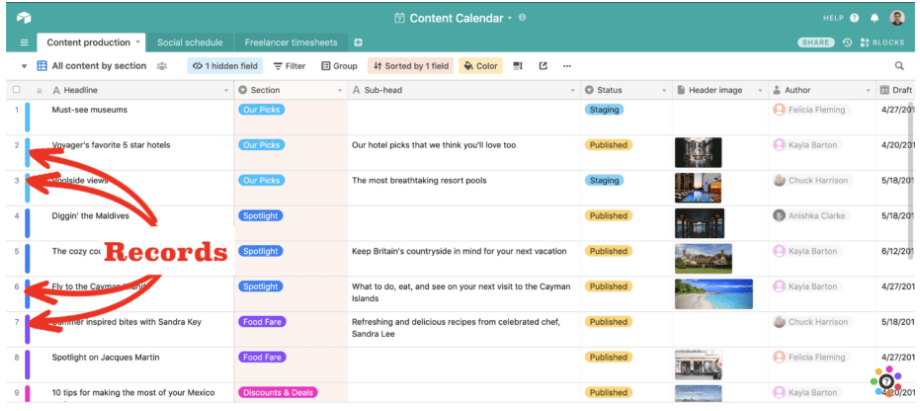 Airtable Linked Records - Airtable Records
